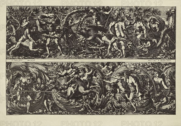 Design by Jean le Pautre; Édouard Baldus, French, born Germany, 1813 - 1889, Paris, France; 1866; Heliogravure; 22.6 x 32.3 cm