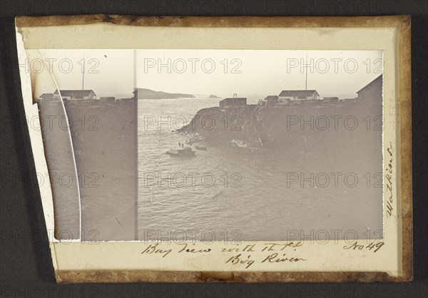 Bay View with the Pt. Big River; Carleton Watkins, American, 1829 - 1916, California, United States; 1863