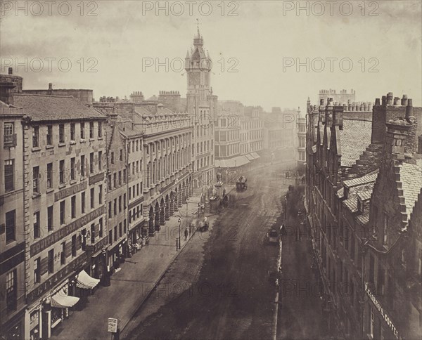 Trongate, from Tron Steeple; Thomas Annan, Scottish,1829 - 1887, Glasgow, Scotland; negative 1868 - 1871; print 1877; Carbon