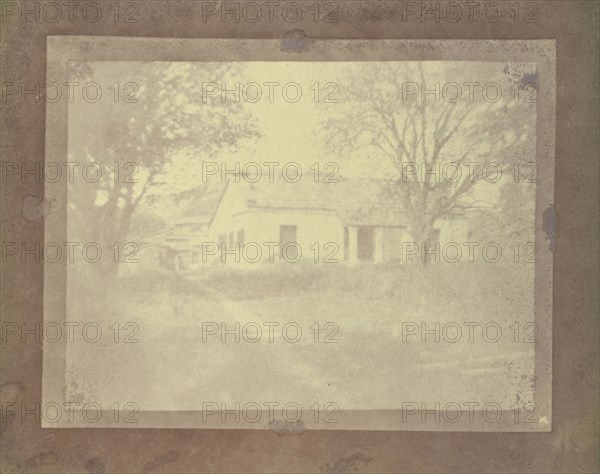 View of a House, India; British, active India about 1843; India; 1843 - 1845; Salted paper print from a paper negative; 8.1 x 10