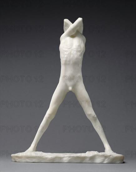 Adolescent I; George Minne, Belgian, 1866 - 1941, Belgium; about 1891; Marble; 43 × 33.5 × 14.3 cm