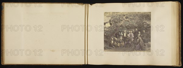 Group of Tycoon's Officers; Felice Beato, 1832 - 1909, Japan; 1866 - 1867; Hand-colored Albumen silver
