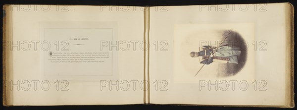 Spear-Men or Lancers; Felice Beato, 1832 - 1909, Japan; 1866 - 1867; Hand-colored Albumen silver print