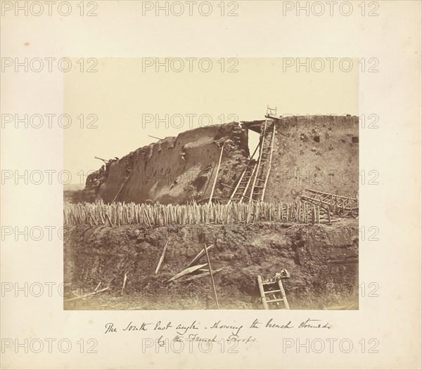 Interior of the Angle of North Fort Immediately after Its Capture; Felice Beato, 1832 - 1909, China