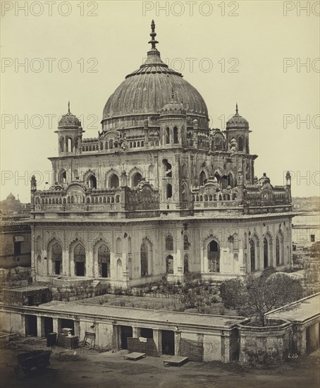 The Tomb of Saadat Ali in the Kaiserbagh Palace; Felice Beato, 1832 - 1909, Henry Hering, 1814