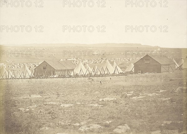 Encampment of the 7th Regt; James Robertson, English, 1813 - 1888, Attributed to Felice Beato, 1832 - 1909