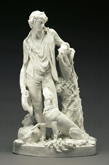 Shepherd with His Dog; Johann Jakob Wilhelm Spängler, Swiss, 1755 - after 1795, working for the Derby Porcelain Factory