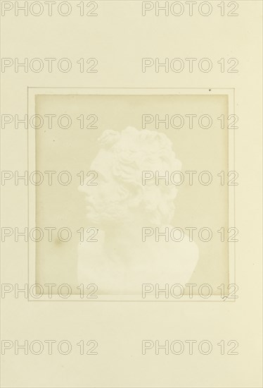 Bust of Patroclus; William Henry Fox Talbot, English, 1800 - 1877, Reading, England; August 9, 1843; Salted paper print