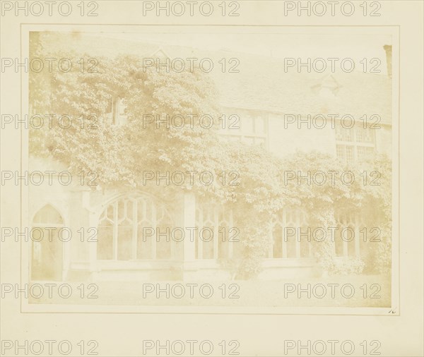 Cloisters of Lacock Abbey; William Henry Fox Talbot, English, 1800 - 1877, Reading, England; 1844; Salted paper print