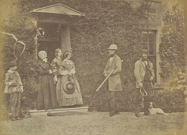 Family Portrait; Unknown, or possibly Dr. John Adamson, Scottish, 1810 - 1870, Scotland; about 1860; Albumen silver print