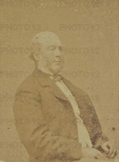 Man with Sideburns; Scotland; about 1865; Albumen silver print