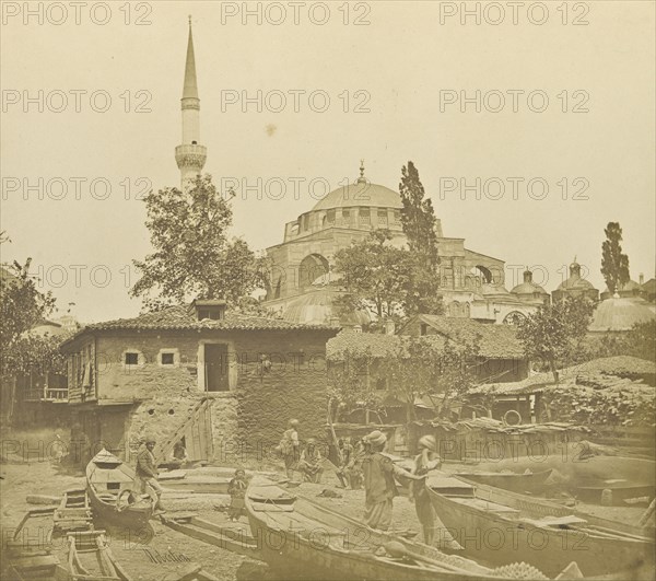 Constantinople, Istanbul; James Robertson, English, 1813 - 1888, Turkey; 1855 - 1856; Salted paper print; 26 × 29 cm