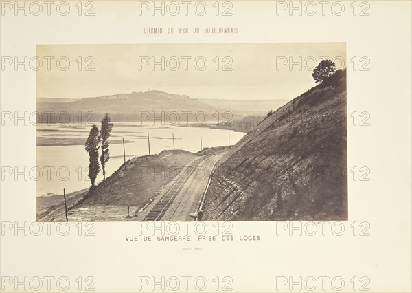 Vue de Sancerre, Prise des Loges; Auguste Hippolyte Collard, French, 1812 - 1885,1897, Paris, France; July 1862; Albumen silver