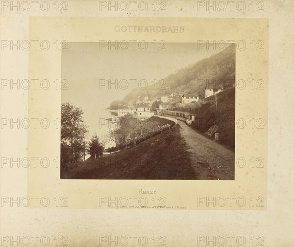 Gotthardbahn Ranzo; Adolphe Braun & Cie, French, 1876 - 1889, Dornach, France; about 1875–1882; Albumen silver print
