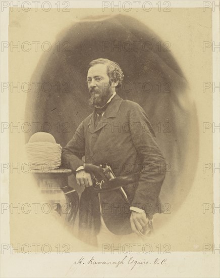 H. Kavanagh, Esquire, V.C; Felice Beato, 1832 - 1909, India; 1858 - 1859; Albumen silver print