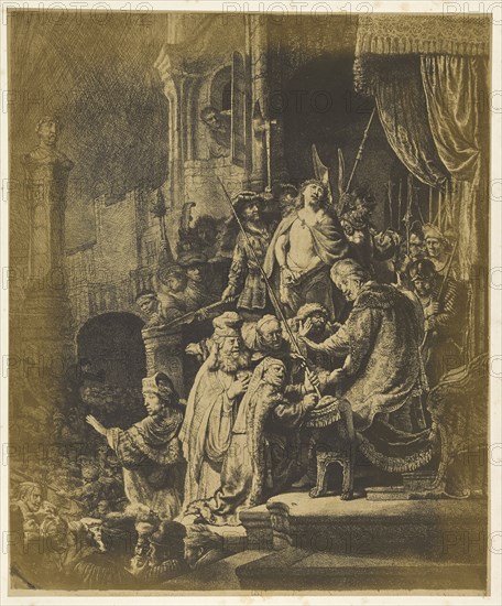 Ecce Homo; Bisson Frères, French, active 1840 - 1864, Paris, France; 1858; Salted paper print; 43 x 35.7 cm