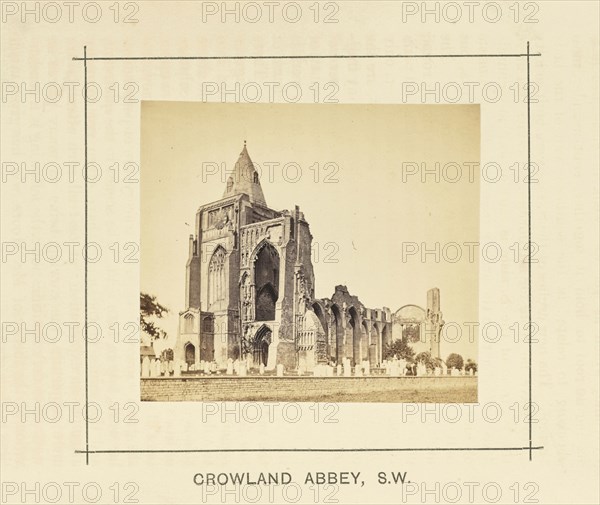 Crowland Abbey; William Ball, British, active 1860s - 1870s, London, England; 1868; Albumen silver print