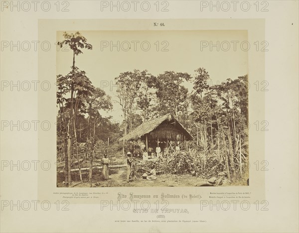 Sitio de Tapuyas; Albert Frisch, German, 1840 - 1918, Brazil; about 1867; Albumen silver print