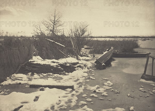 The First Frost; Peter Henry Emerson, British, born Cuba, 1856 - 1936, London, England; 1886; Platinum print; 20.5 x 28.7 cm