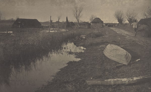 Twixt Land and Water; Peter Henry Emerson, British, born Cuba, 1856 - 1936, London, England; 1886; Platinum print; 17.6 x 28.7