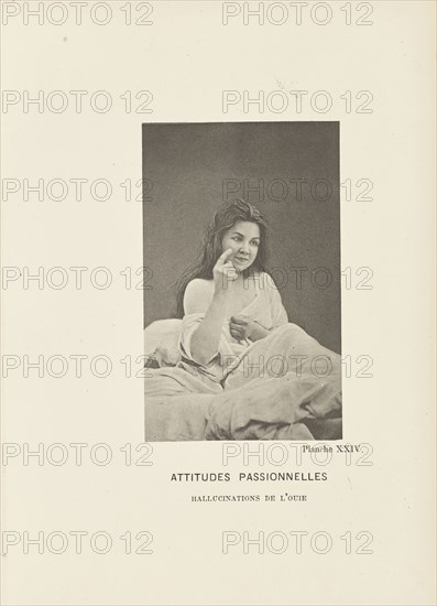 Attitudes Passionnelles Hallucinations de l'Ouie; Paul-Marie-Léon Regnard, French, 1850 - 1927, Paris, France; 1878