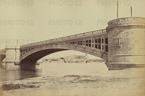 Tarascon. Viaduc; Édouard Baldus, French, born Germany, 1813 - 1889, France; about 1861; Albumen silver print