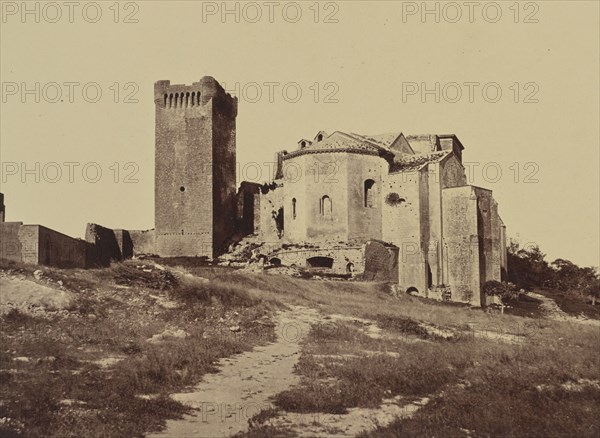 Montmajour; Édouard Baldus, French, born Germany, 1813 - 1889, France; about 1861; Albumen silver print