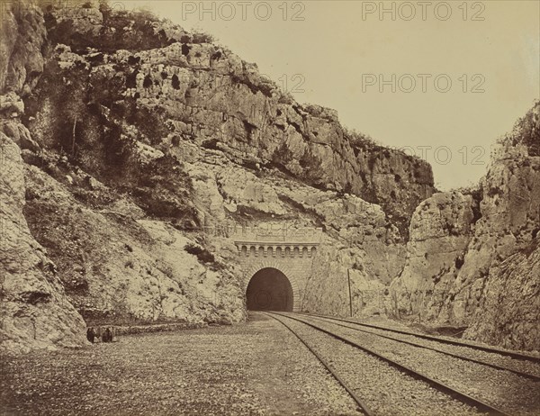 Souterrain de la Nerthe; Édouard Baldus, French, born Germany, 1813 - 1889, France; about 1861; Albumen silver print