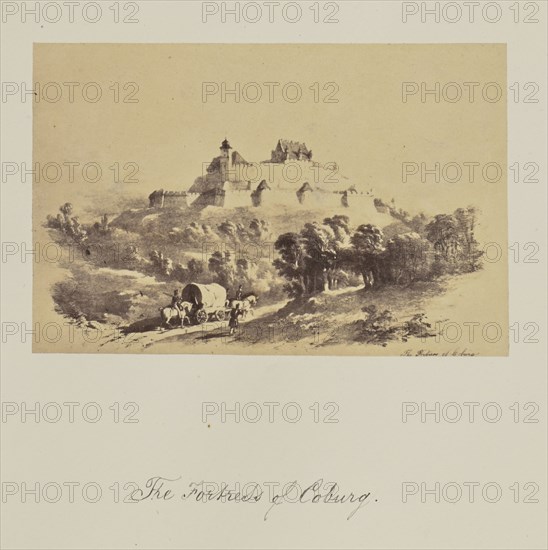 The Fortress of Coburg; about 1865; Albumen silver print