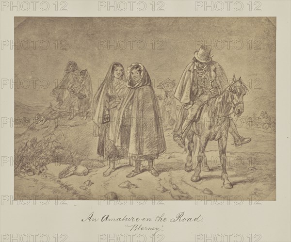 An Amature on the Road. Barney; about 1865; Albumen silver print