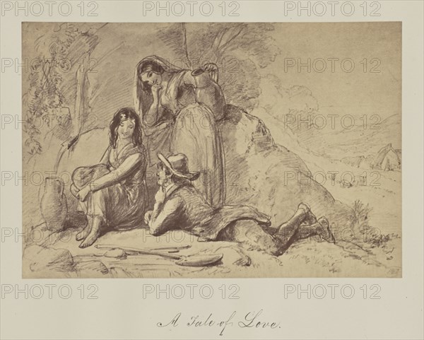 A Tale of Love; about 1865; Albumen silver print