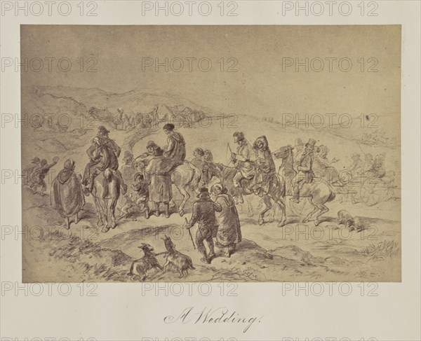 A Wedding; about 1865; Albumen silver print