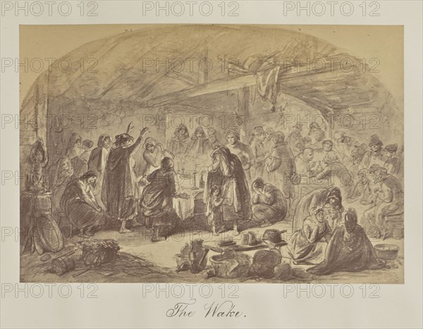 The Wake; about 1865; Albumen silver print