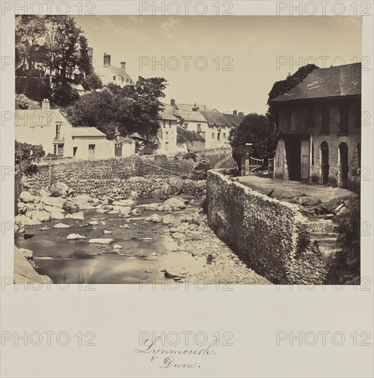 Lynmouth Devon; Attributed to Francis Bedford, English, 1815,1816 - 1894, or Arthur James Melhuish, English, 1829 - 1895