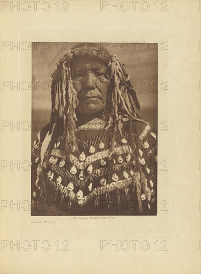 Piegan Woman; Edward S. Curtis, American, 1868 - 1952, Seattle, Washington, United States; 1911; Photogravure; 18.6 × 13.6 cm