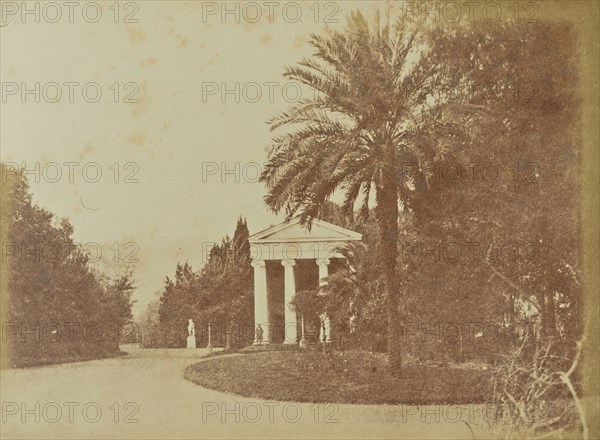 Villa Reale, Naples; Mrs. Jane St. John, British, 1803 - 1882, Naples, Italy; 1856 - 1859; Albumen silver print from a paper