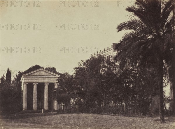 Villa Reale, Naples; Mrs. Jane St. John, British, 1803 - 1882, Naples, Italy; 1856 - 1859; Albumen silver print from a paper