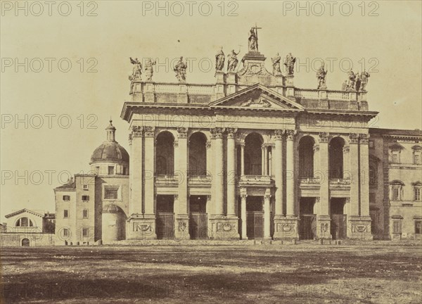 Church of St John Lateran, Rome; Mrs. Jane St. John, British, 1803 - 1882, Rome, Italy; 1856 - 1859; Albumen silver print