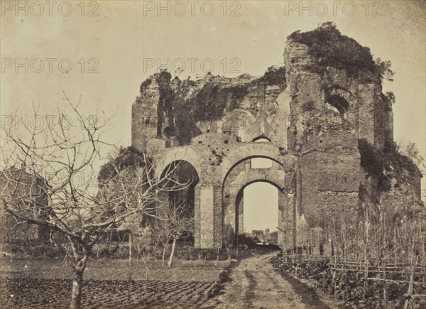 Temple of Minerva Medica, Rome; Mrs. Jane St. John, British, 1803 - 1882, Rome, Italy; 1856 - 1859; Albumen silver print