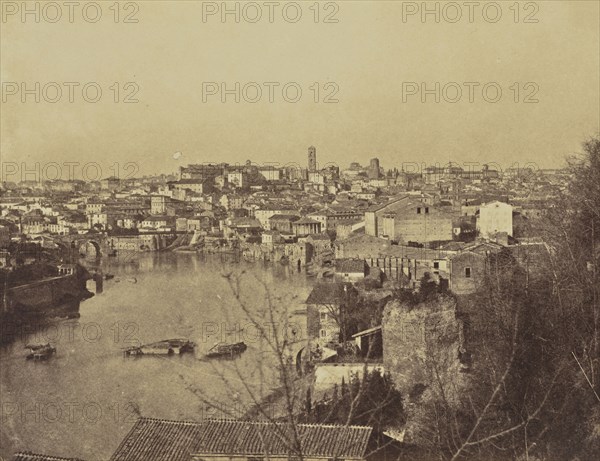 The Tiber from the Aventine, Rome; Mrs. Jane St. John, British, 1803 - 1882, Rome, Italy; 1856 - 1859; Albumen silver print