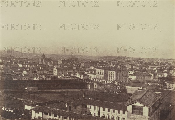 Rome from the Fontana Paolina; Mrs. Jane St. John, British, 1803 - 1882, Rome, Italy; 1856 - 1859; Albumen silver print