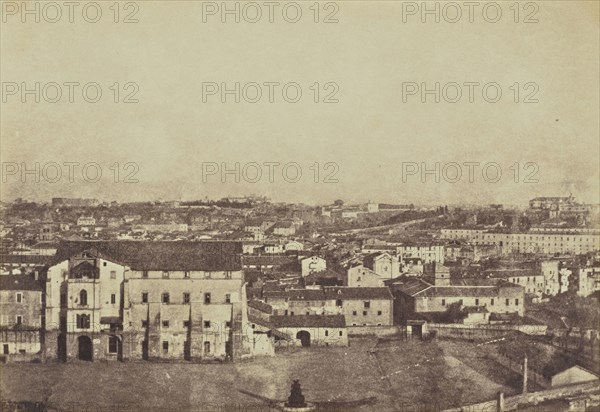 Rome from St Pietro in Montorio; Mrs. Jane St. John, British, 1803 - 1882, Rome, Italy; 1856 - 1859; Albumen silver print