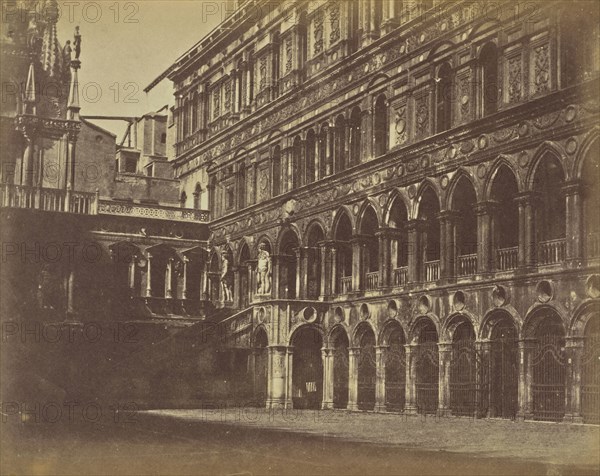 Doges Palace, Venice; Mrs. Jane St. John, British, 1803 - 1882, Venice, Italy; 1856 - 1859; Albumen silver print from a paper