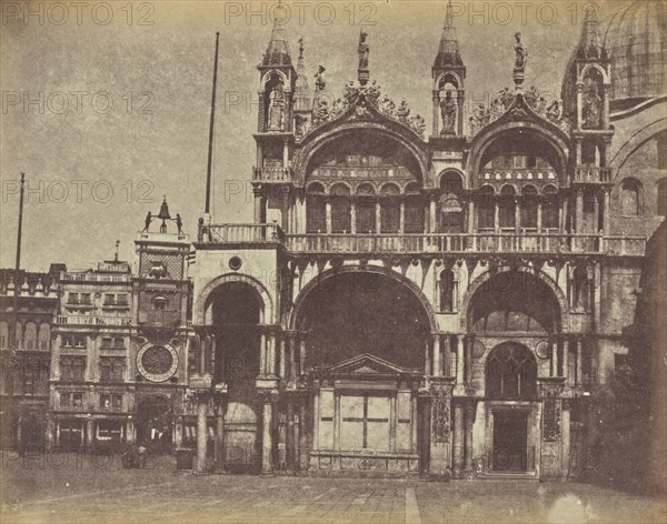St Marks Church, Venice; Mrs. Jane St. John, British, 1803 - 1882, Venice, Italy; 1856 - 1859; Albumen silver print