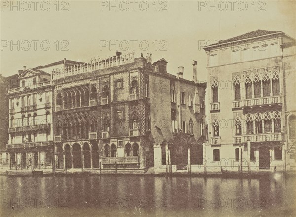 Ca d'Oro, Venice; Mrs. Jane St. John, British, 1803 - 1882, Venice, Italy; 1856 - 1859; Albumen silver print from a paper