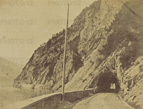 Galleries on the Stelvio Road, Como; Mrs. Jane St. John, British, 1803 - 1882, Como, Italy; 1856 - 1859; Albumen silver print