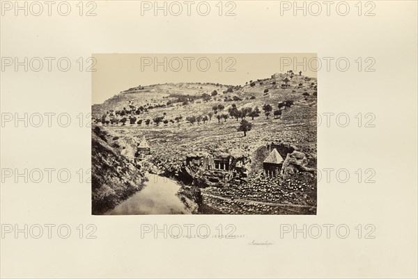 The Valley of Jehoshaphat, Jerusalem; Francis Frith, English, 1822 - 1898, Jerusalem; 1858; Albumen silver print