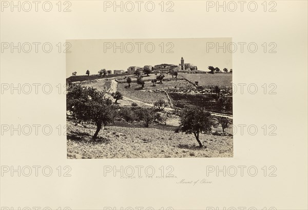 Church of the Ascension, Mount of Olives; Francis Frith, English, 1822 - 1898, Jerusalem; 1858; Albumen silver print