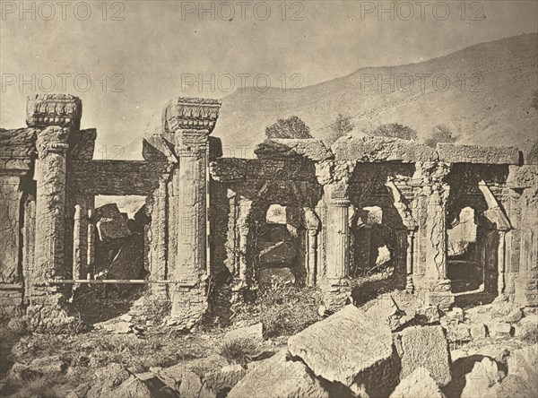 Temple of Marttand - View of Peristyle; John Burke, Irish, about 1843 - 1900, London, England; negative 1868; print 1869