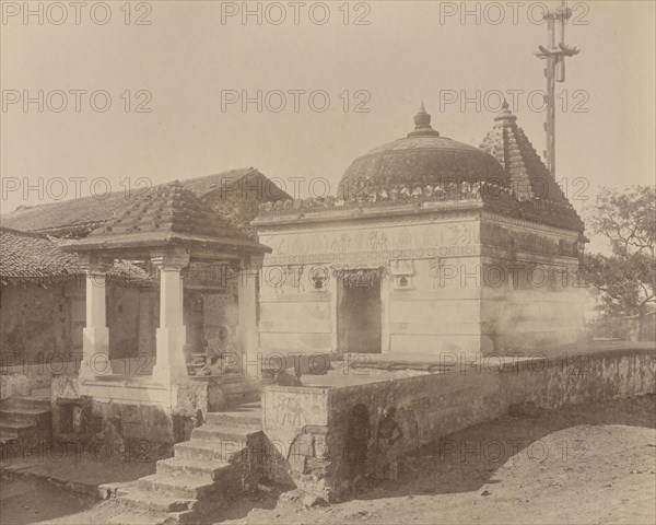 Temple; India; 1886 - 1889; Albumen silver print